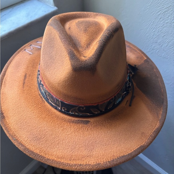 “Outlaw “ Wallen Distressed Rancher Hat Unisex - Picture 3 of 8